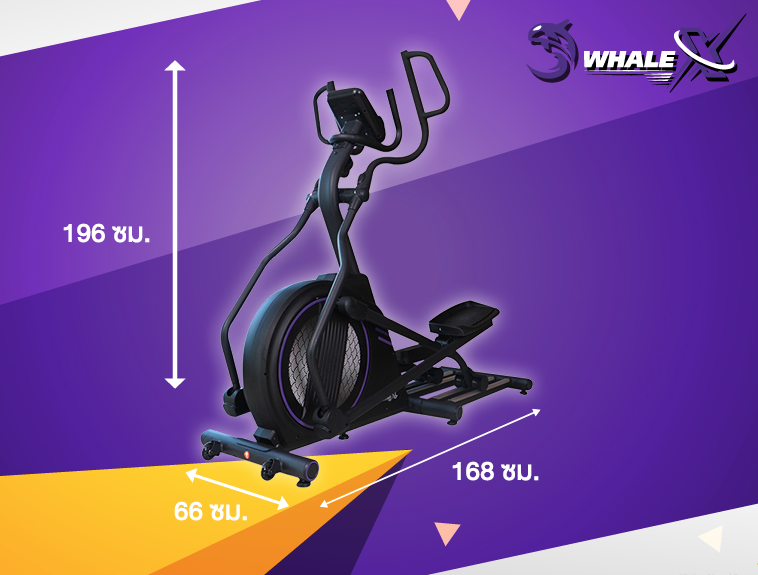 Elliptical เครื่องเดินวงรี V-Tech รุ่น WHALE-XE ลดเพียบ! ติดต่อ