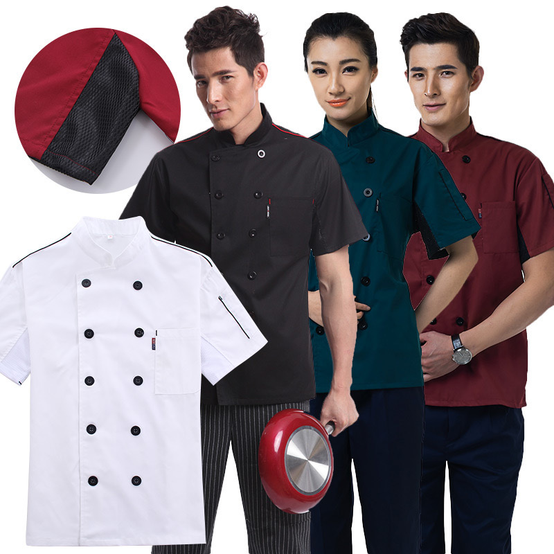 เสื้อเชฟ เสื้อพ่อครัว เสื้อแม่ครัว เสื้อพนักงานทำอาหาร เสื้อกุ๊ก สีภาพ M-4XL C6407003 เสื้อตัวเดียว