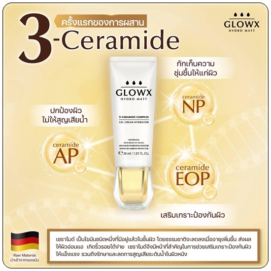 GLOWX HYDRO MATT By Dr.JILL เจลครีมเนื้อแมทท์