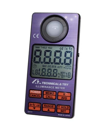 Ky-Tradeรุ่นLM-777เครื่องวัดความสว่าง LEDที่มีความแม่นยำสูง High precision LED illuminance meter LM-777