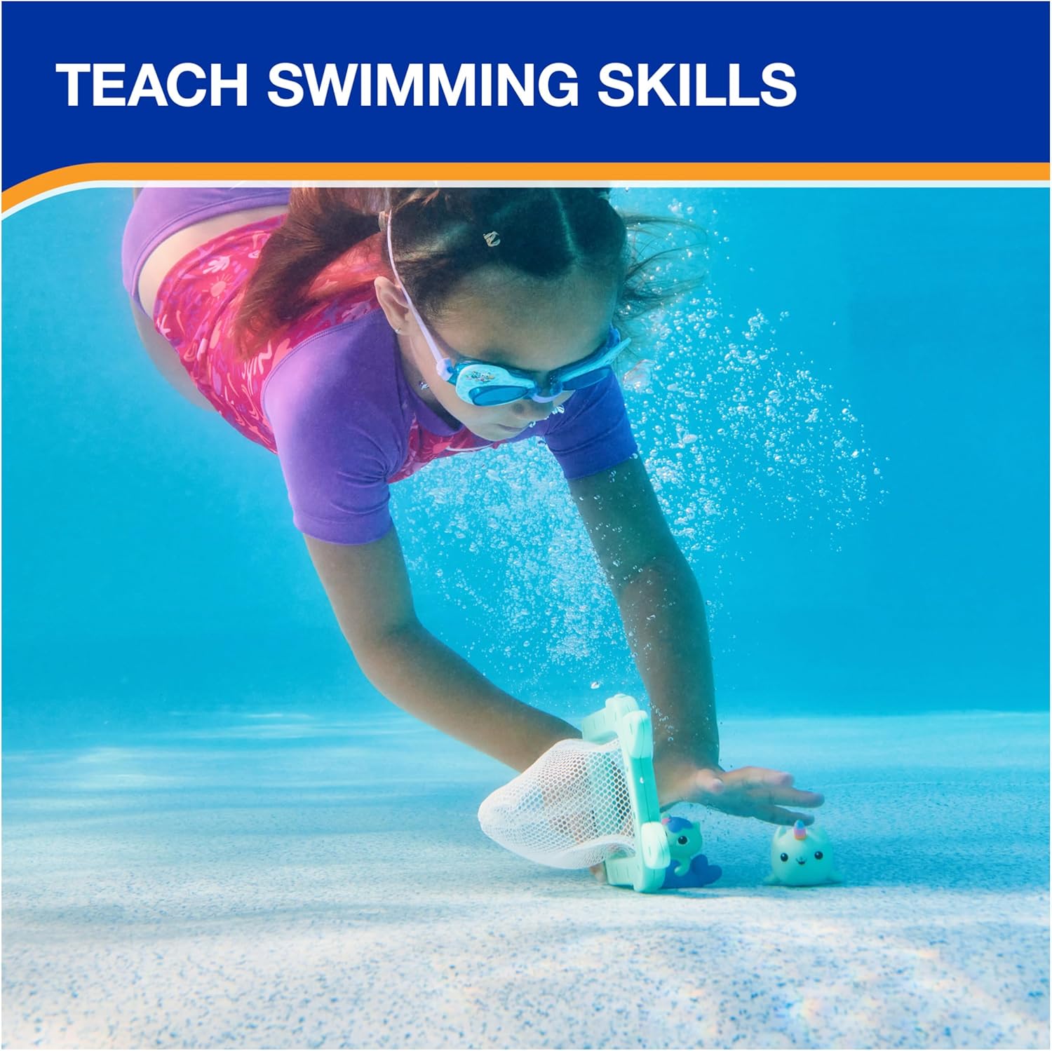 🧜♀️‼ใหม่ของเล่นฝึกทักษะหนูน้อย🦄นำเข้า🇺🇸 SwimWays Gabby's Dollhouse Dive n Catch- ของเล่นสระน้ำสำหรับน้องๆหนูการฝึกดำน้ำและว่ายน้ำ ราคา 1190 บาท 🫧