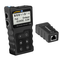 PCE รุ่นPOE-10PoE tester เครื่องค้นหาความผิดปกติในสายสัญญาณcable tester