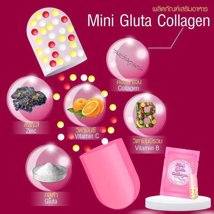 มินิกลูต้าคอลลาเจน Mini Gluta Collagen โปรสุดคุ้ม