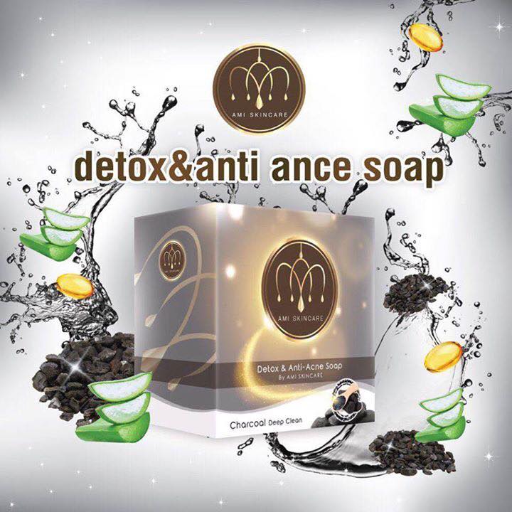 สบู่ดีท็อกซ์ แอนตี้ แอคเน่ by ami (Detox & Anti Acne by Ami skincare)