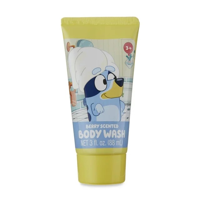 นำเข้า🇺🇸 เซ็ทอาบน้ำBluey 4-Piece Soap & Scrub Gift Set,เหมาะสำหรับเด็กอายุ3+ , ราคา 490 บาท