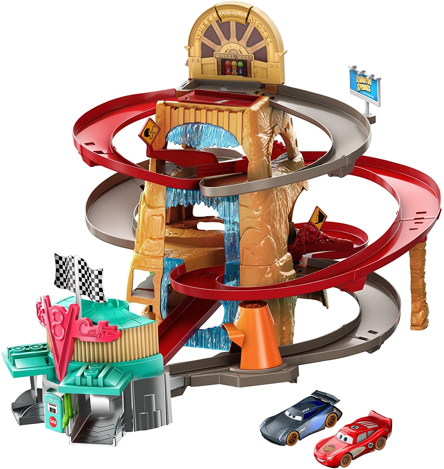 Disney Pixar Cars Radiator Springs Mountain Race Playset ชุดของเล่นในธีมเรดิเอเตอร์สปริง ราคา 3590.- บาท