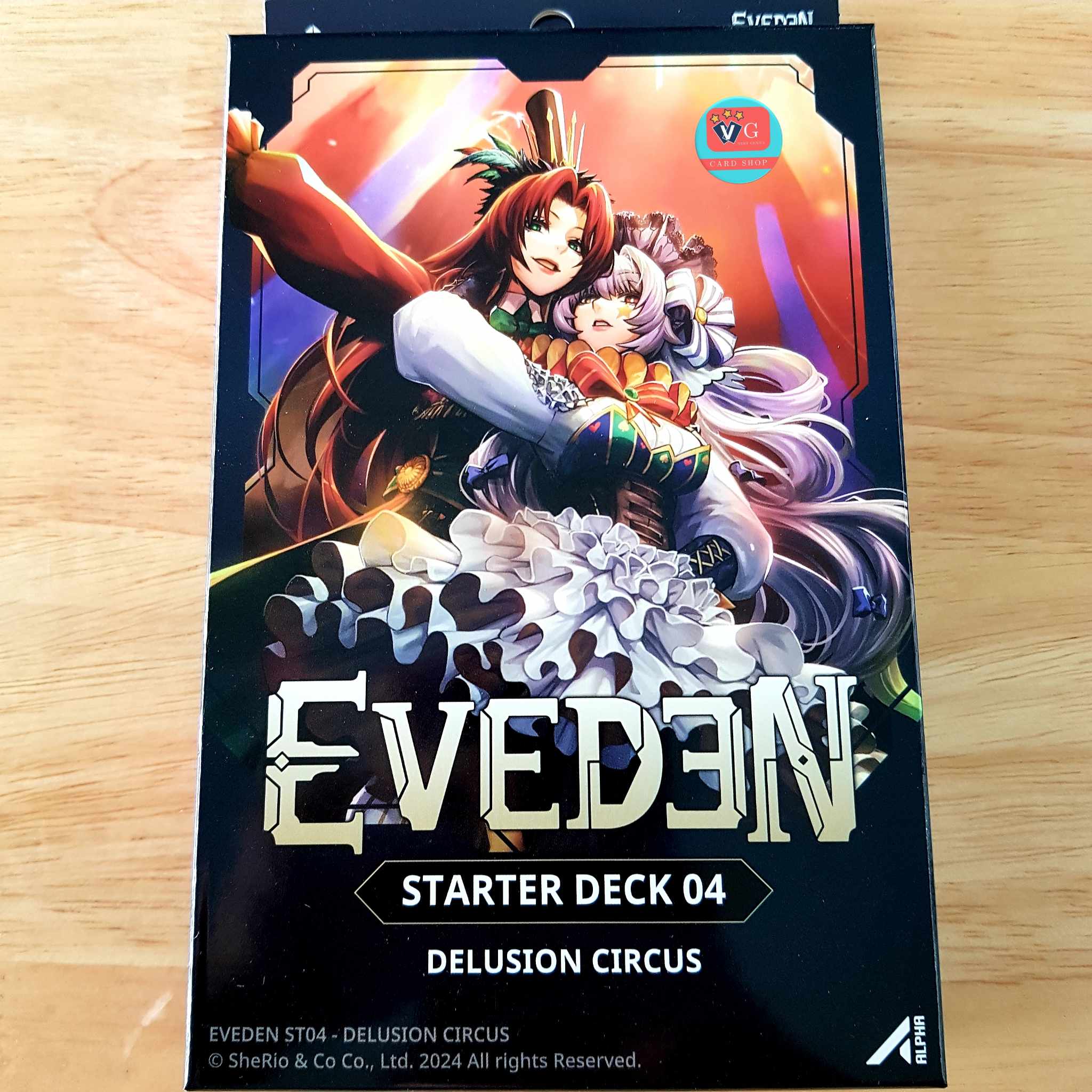 st04 delusion circus ชุดเริ่มต้น สีส้ม สีเหลือง EVEDEN