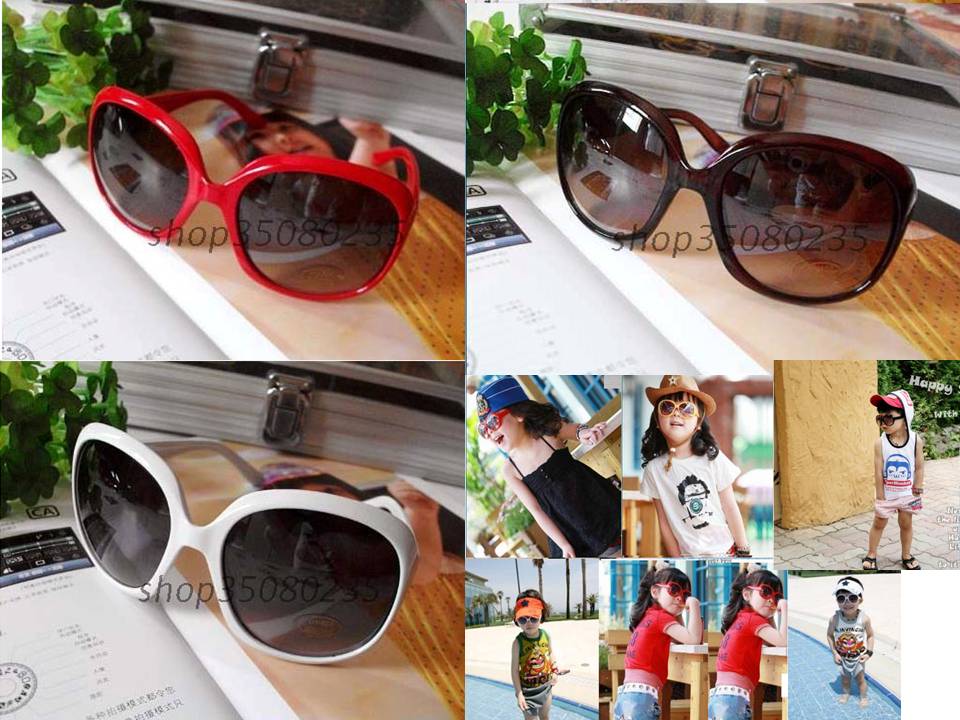 แว่นตาแฟชั่นเด็กผู้หญิงสีน้ำตาล
