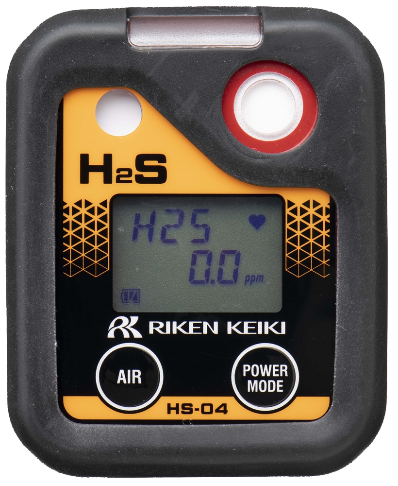 RikenKeiki รุ่นHS-04เครื่องวัดก๊าซไฮโดรเจนซัลไฟด์แบบพกพา,Portable hydrogen sulfide gas monitor,HS-04
