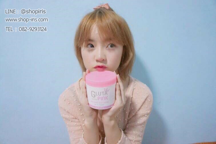 กลูต้าพิ้งค์ Gluta Pink Whitening Body Cream By The Richone