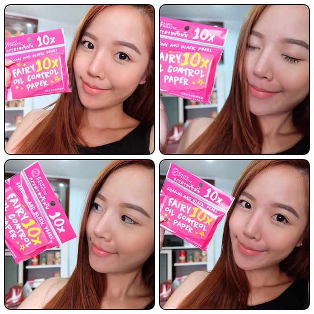 กระดาษซับมันชาโคล (Fairy 10X Oil Control Paper By Fairy Fanatic)