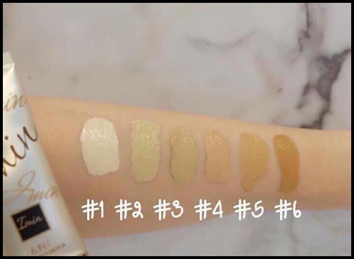 ไอมิน ครีมแต่งผิวล่องหน Imin NANO body care color & sunsceen