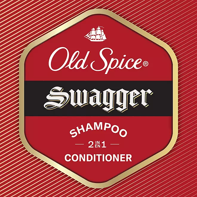 สินค้านำเข้าจาก 🇺🇸 แชมพูและครีมนวด Old Spice Swagger 2-in-1 สำหรับผู้ชาย (39.9 fl. oz.) ราคาขวดละ 890 บาท