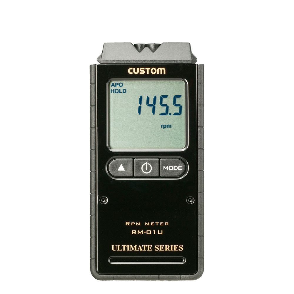 Custom รุ่นRM-01U-Mเครื่องวัดความเร็วรอบเเบบดิจิตอลแบบพกพาสะดวกDigital Tachometer Compact&lightweight size Measuring Range100.0～99,999rpm