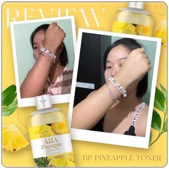 โทนเนอร์สับปะรด BP AHA Pineapple All in One Toner โทนเนอร์เช็ดขาว (1แถม1)