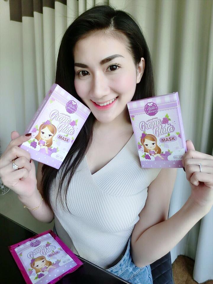 มาร์คกลูต้าองุ่น (GRAPE GLUTA MASK)