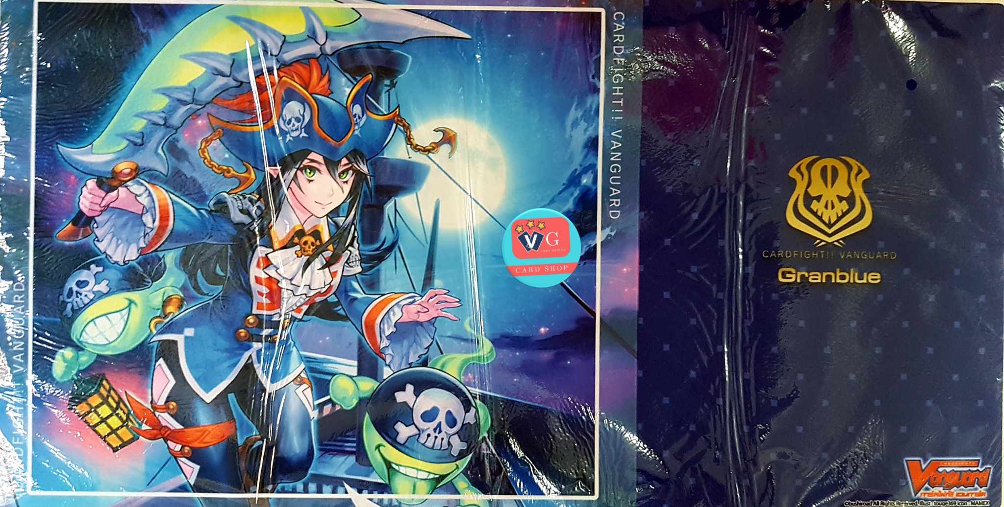 เพลแมท ไนท์โรส แกรนบลู Playmat IF Vol.3 Nightrose Vanguard แผ่นรองเล่น สนามเล่นการ์ดแบบยาง แวนการ์ด
