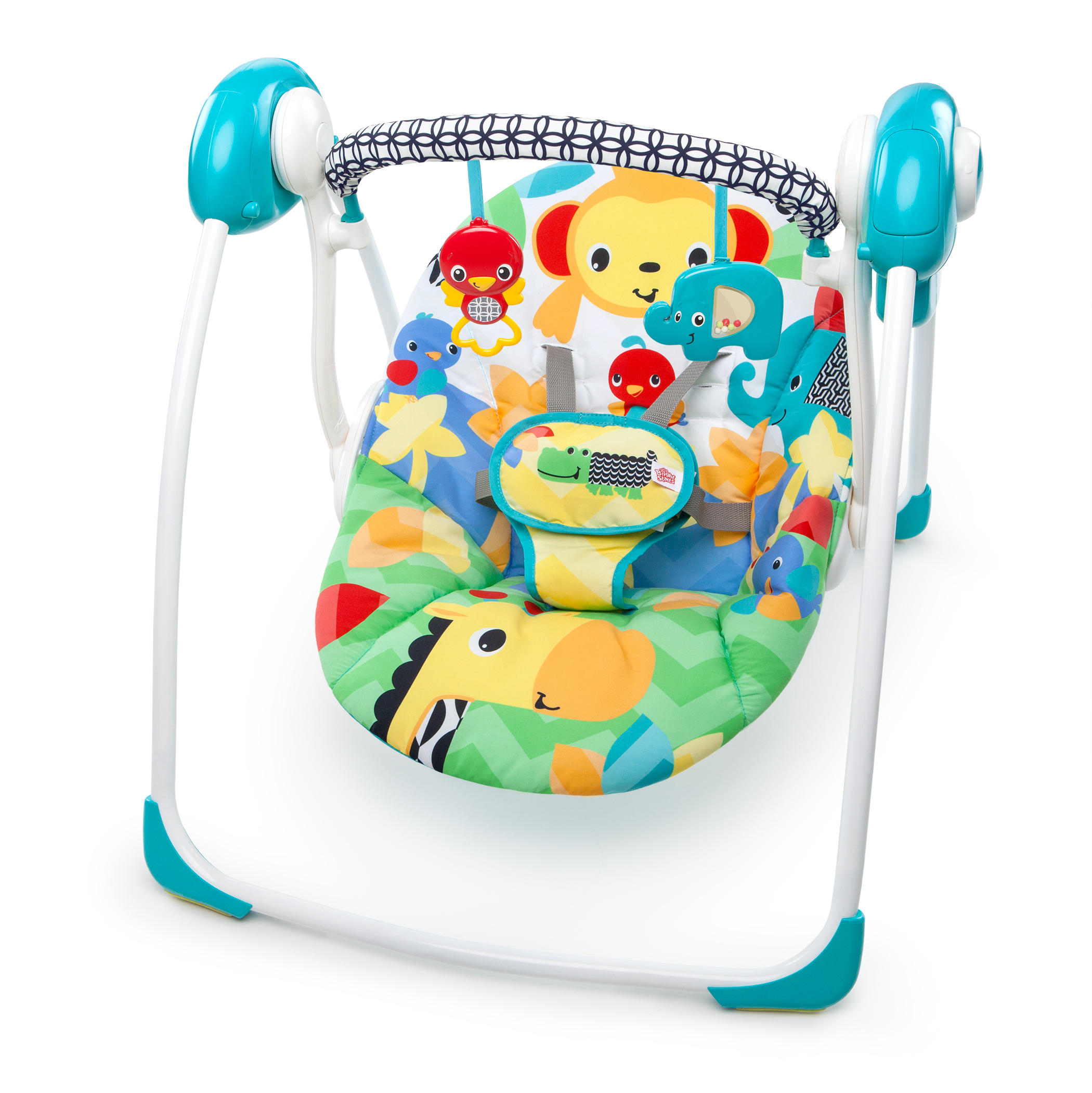 Bright Starts Portable Swing Safari Smiles เปลไกวเด็ก ไฟฟ้า อัตโนมัติ รุ่นใหม่ล่าสุด