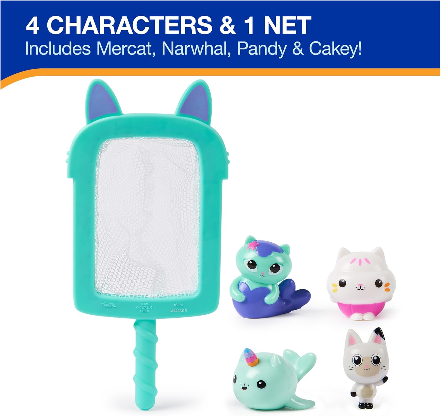 🧜♀️‼ใหม่ของเล่นฝึกทักษะหนูน้อย🦄นำเข้า🇺🇸 SwimWays Gabby's Dollhouse Dive n Catch- ของเล่นสระน้ำสำหรับน้องๆหนูการฝึกดำน้ำและว่ายน้ำ ราคา 1190 บาท 🫧