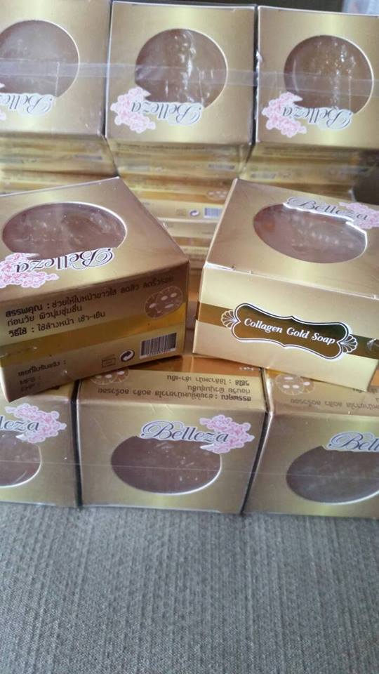 สบู่คอลลาเจนทองคำ Collagen Gold Soap