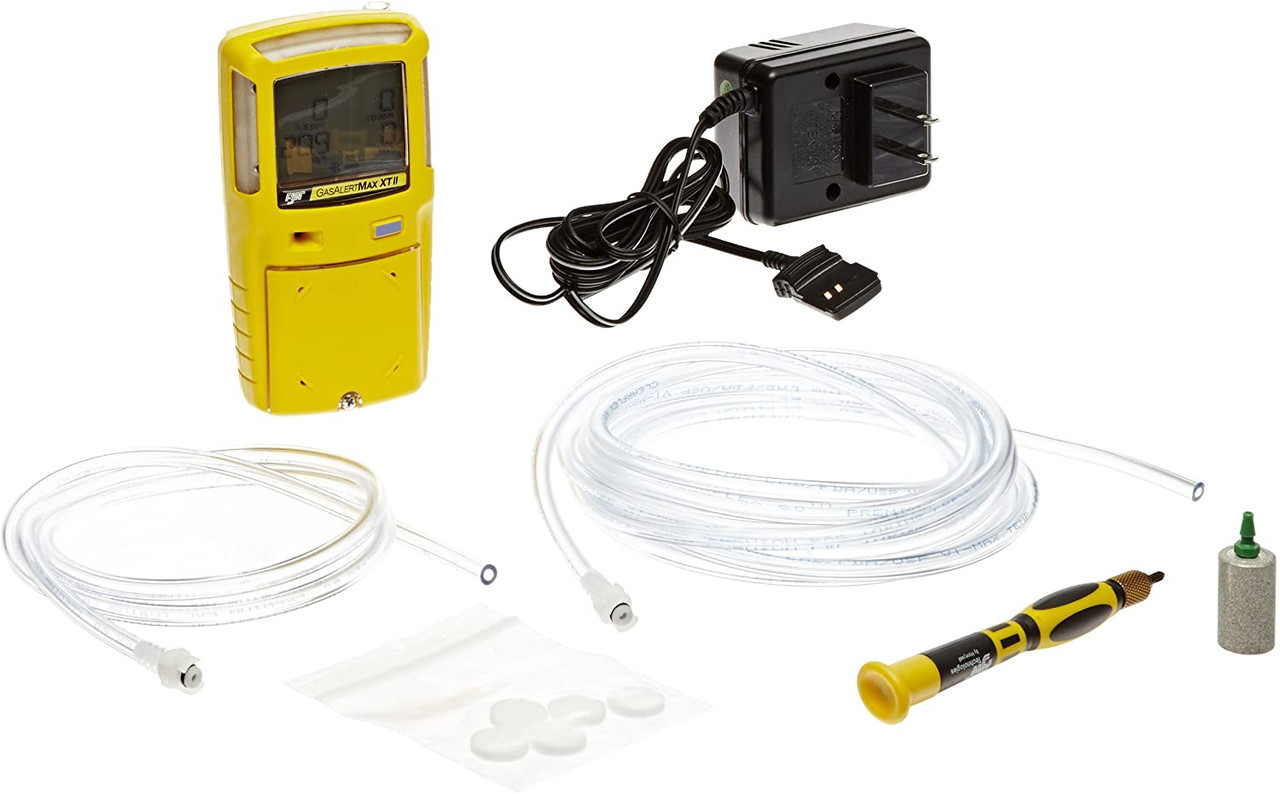BwTechnology รุ่นGasAlertMaxXTII-XT-XWHM-Y-NA เครื่องวัดก๊าซ4ก๊าซแบบพกพาสีเหลือง,Portable yellow 4gases detector,w/internal pump(H2S,Co,O2,LEL)