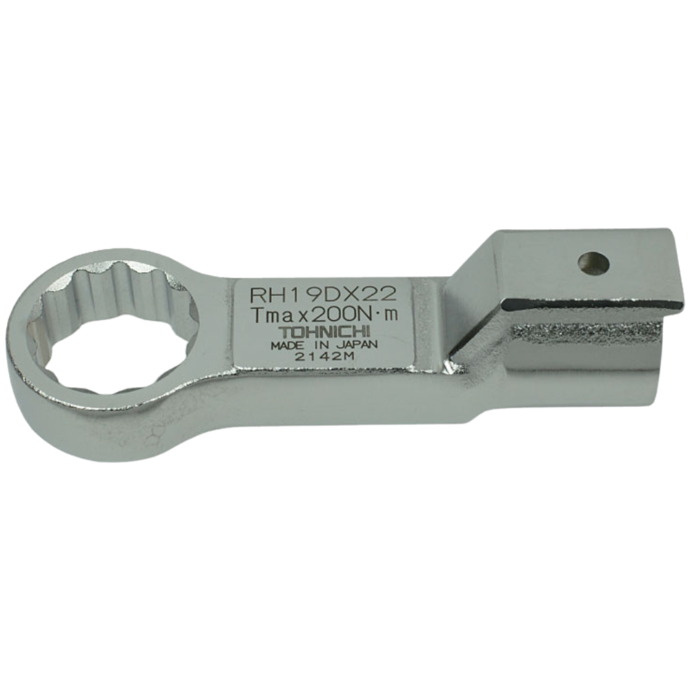 Tohnichi รหัส RH12DX14-OFFSET30 หัวต่อประแจปอนด์ (แหวน) , Torque wrench replacement Ring Head OFFSET30