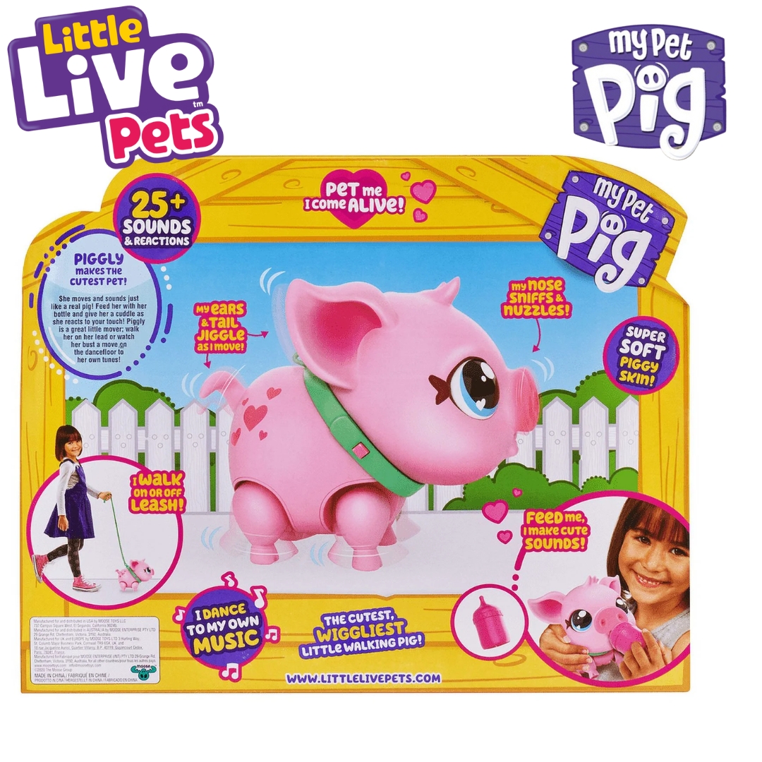 นำเข้า 🇺🇸 🫧ใครว่าหมูไม่น่ารัก🐽 พบกับLittle Live Pets My PET Pig - PigglyPiggly คือลูกหมูอิเล็กทรอนิกส์ตัวใหม่จาก Little Live Pets