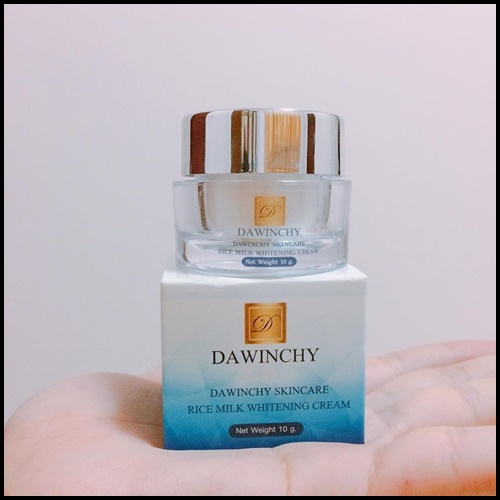 ไนท์ครีมโอปิ้ง แพคเกจใหม่ (สูตรเดิม) DAWINCHY SKINCARE RICE MILK WHITENING CREAM