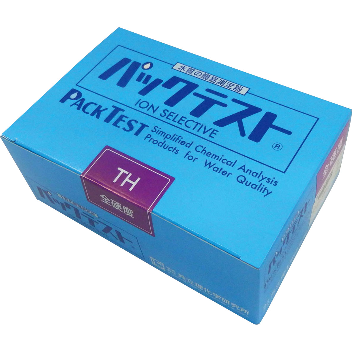 Kyoritsu รหัสสินค้า Wak-TH ชุดทดสอบความกระด้างของน้ำ,Packtest for total hardness kits,meas.range:0～200mg/L,(Quantity:50pcs./box)