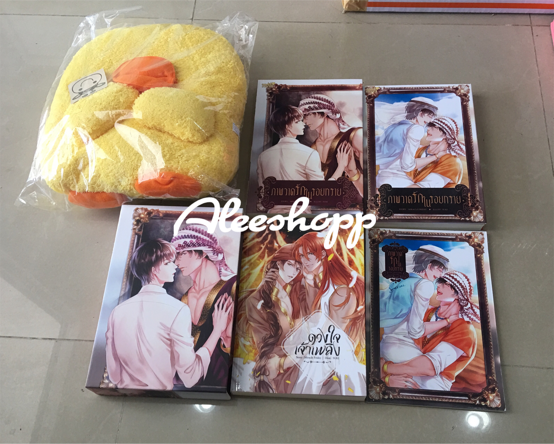 นิยาย ภาพวาดรักในรอยทราย + ดวงใจเจ้าเพลิง
