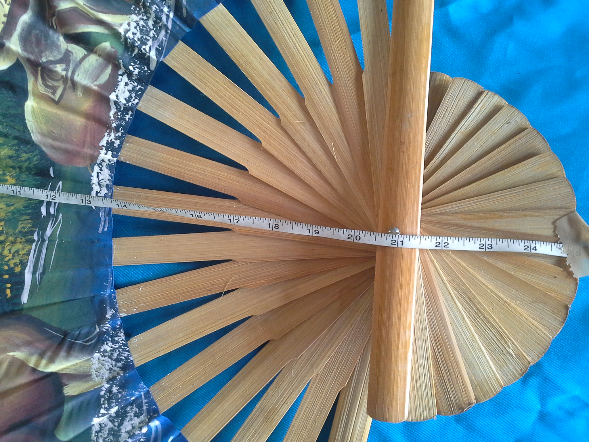 พัดเพ้นท์ลายช้างแขวนผนัง ส่งฟรี