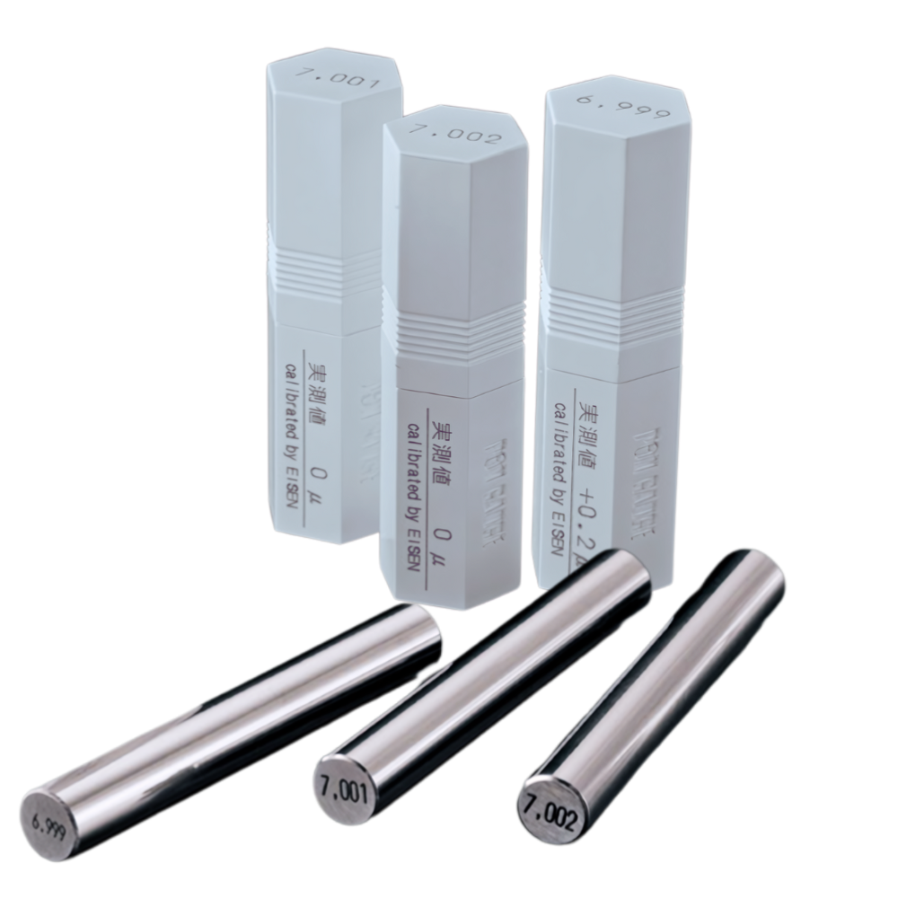 Eisen รหัส EX-1.002 พินเกจทศนิยม3ตำแหน่งวัดค่าละเอียดและแม่นยำสูง,Master steel pin gauge, 0 grade, roundness:0.3μm, length:50mm, φ1.002±0.5μm, Hrc58+