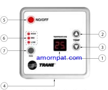 Thermostatic ตัวปรับอุณหภูมิ อะไหล่ สำหรับเครื่องปรับอากาศ เทรน TRANE