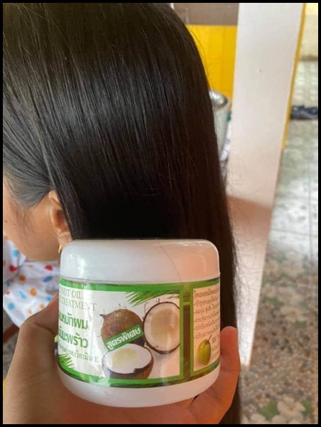 โคลนหมักผม น้ำมันมะพร้าว Coconut Oill Hair Treatment