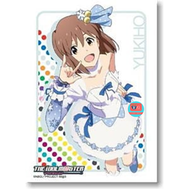 Bushiroad Sleeve Collection HG Vol.396 The Idolmaster [Hagiwara Yukiho] (Card Sleeve) ซองใส่การ์ด สลีฟบัดดี้ไฟท์ โปเกมอน 60ใบ