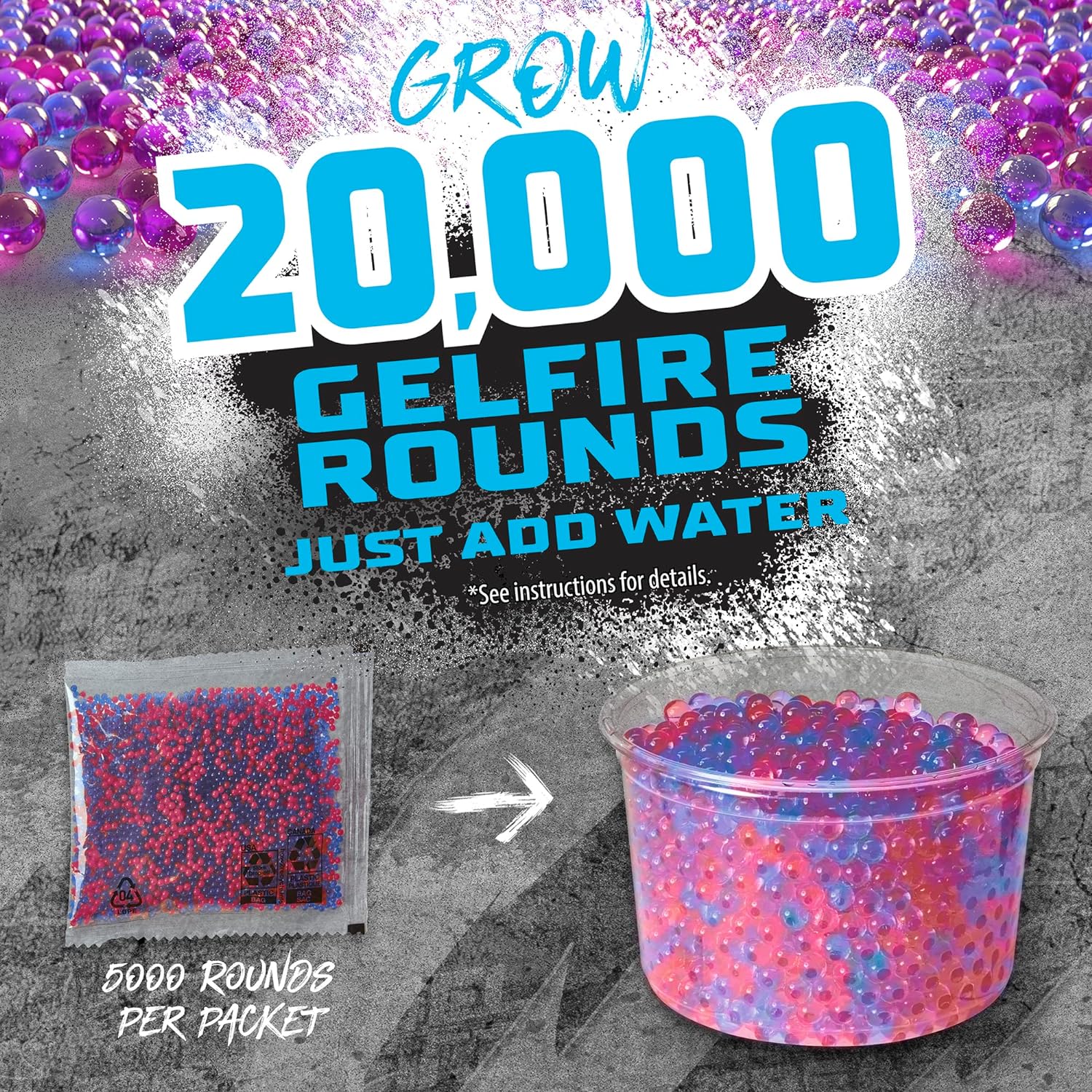 NEW ‼ Mr.Beast 🔥จาก🇺🇸 🔫 NERF Pro Gelfire X MrBeast Full Auto Blaster & 20,000 Gelfire Rounds ราคา 3,490 บาท