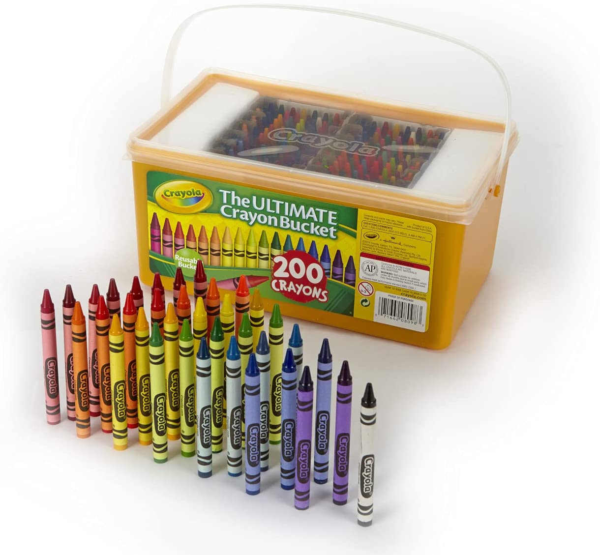 สีเทียนลิมิเต็ดที่มี 200สีสุดตลึง!!! Crayola Ultimate Crayon Bucket, 200 Crayons, Duplicates of Favorite Colors, Gift for Kids. ราคา 1,190.- บาท