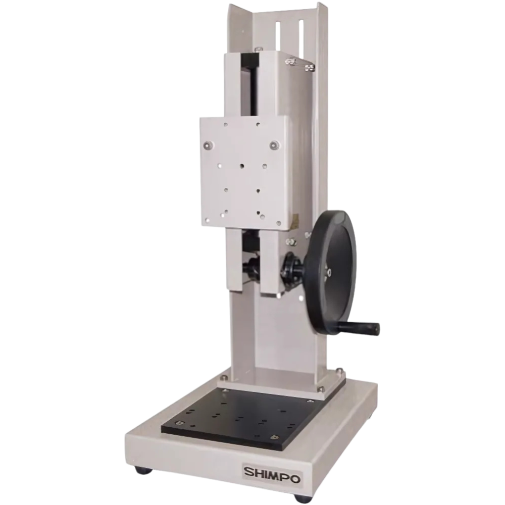 Nidec Shimpo รุ่น FGS-100H แท่นทดสอบสำหรับเครื่องวัดแรงดึงแรงกดแบบมือหมุนแมนนวล,Manual hand wheel force test stand, 200lbs(100 kg)