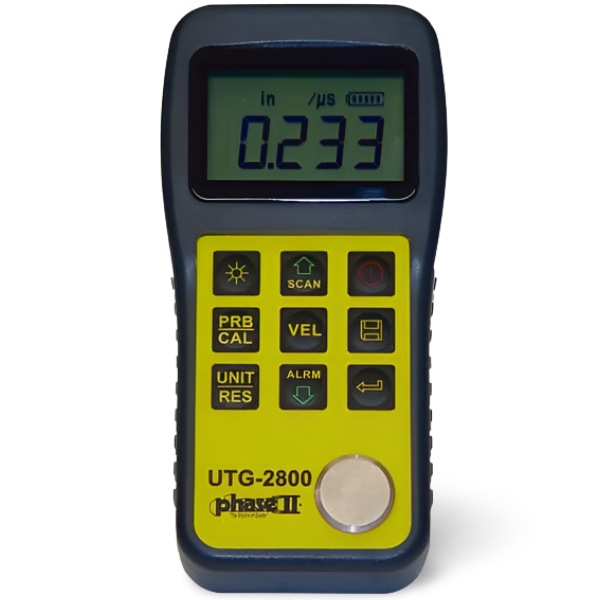 Phase-II รุ่นUTG-2800เครื่องวัดความหนาหลายฟังชั่นแบบอัลตร้าโซนิค,Ultrasonic Thickness Multi-Function Gauge