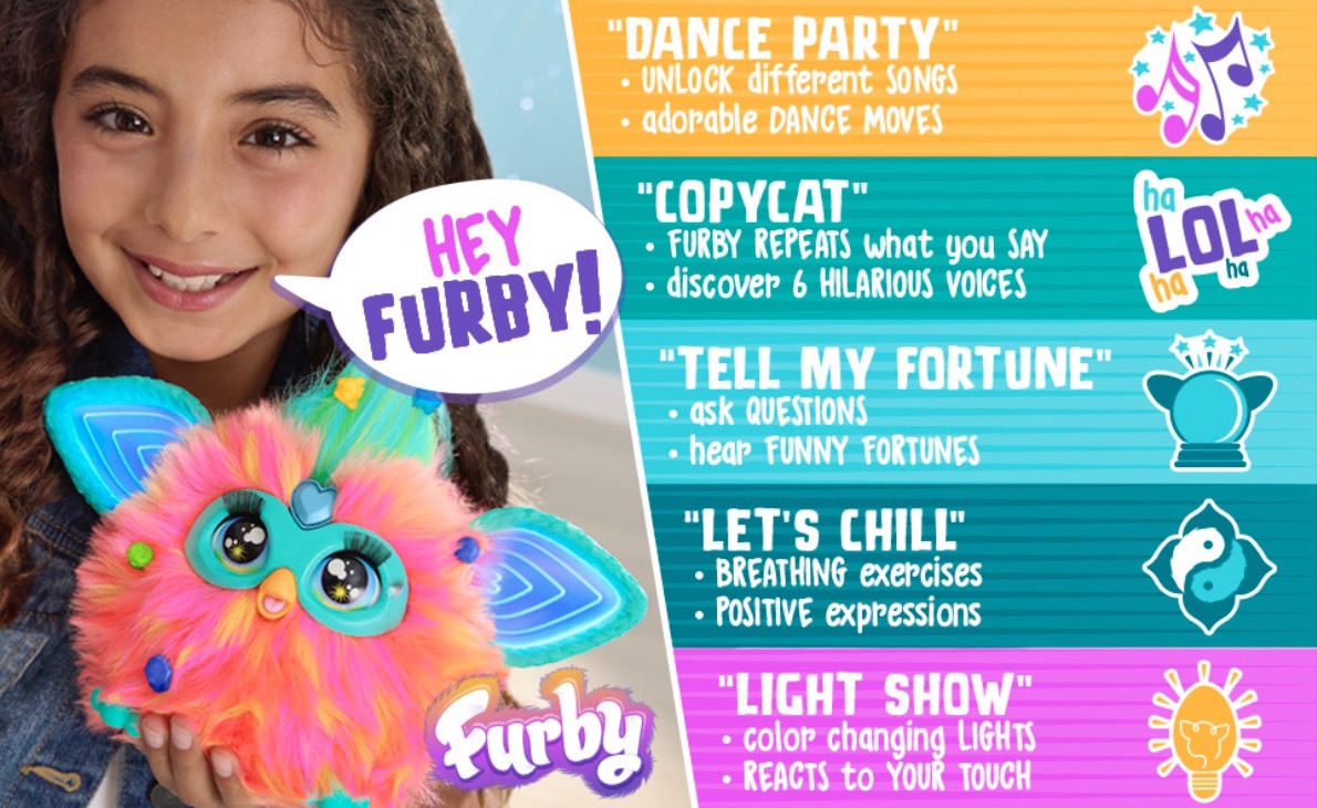 นำเข้า🇺🇸 ตุ๊กตาเฟอร์บี้ Furby Coral and Purple ,Interactive Plush Toys Voice Activated Animatronic ราคา 3,590 บาท