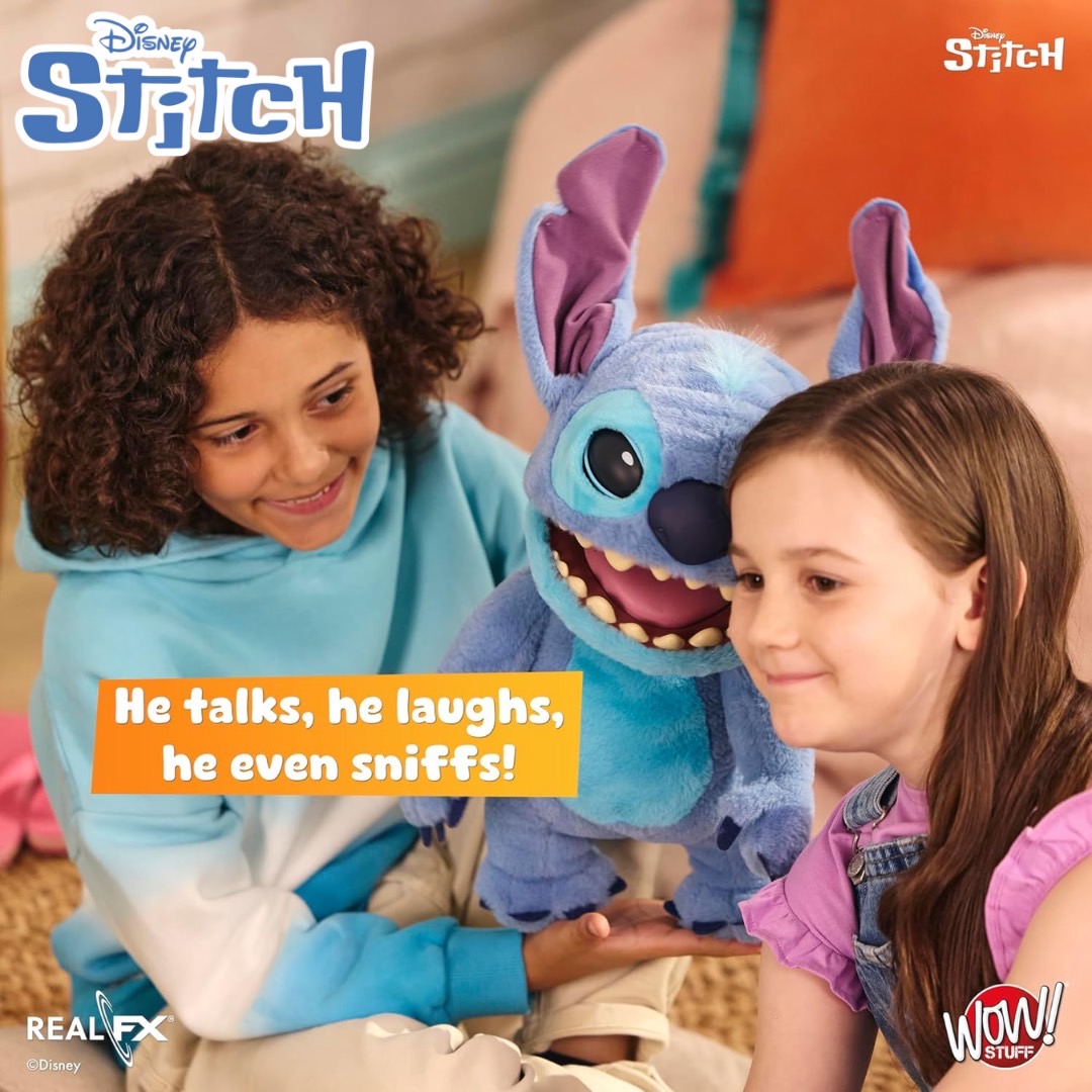 นำเข้า 🇺🇸 🌈 พบกับStitch Puppetronic by RealFX จาก Disney's Lilo & Stitch โดย WOW! Stuff ✨พูดได้! ขยับได้! ราคา 6,890 บาท