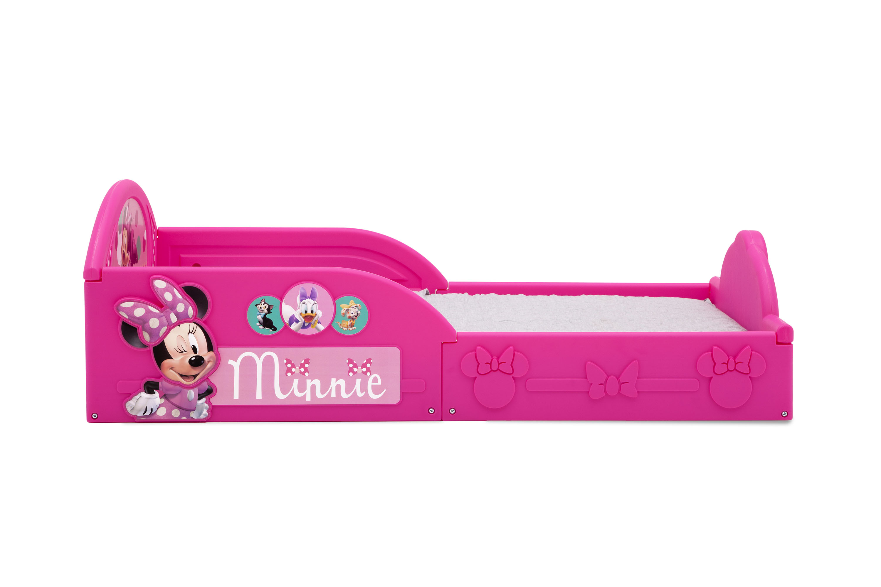 เตียงนอนเด็กเล็กลายการ์ตูนมินนี่ เม้าส์ จากดิสนีย์ Disney Minnie Mouse Plastic Sleep and Play Toddler Bed by Delta Children