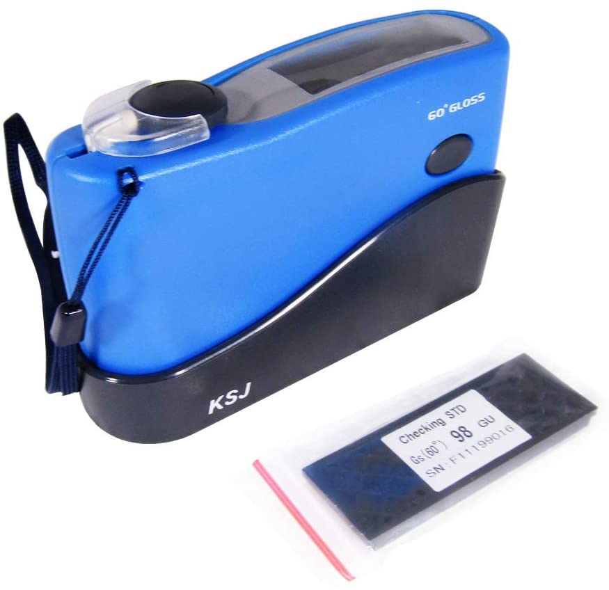 KSJ รุ่นMG6-SAเครื่องวัดและทดสอบความเงาสำหรับชิ้นงาน,Digital Gloss Meter Glossmeter 0-999gu Paint Granite Woodware Surface Tester(0～999.9gu)60Deg.