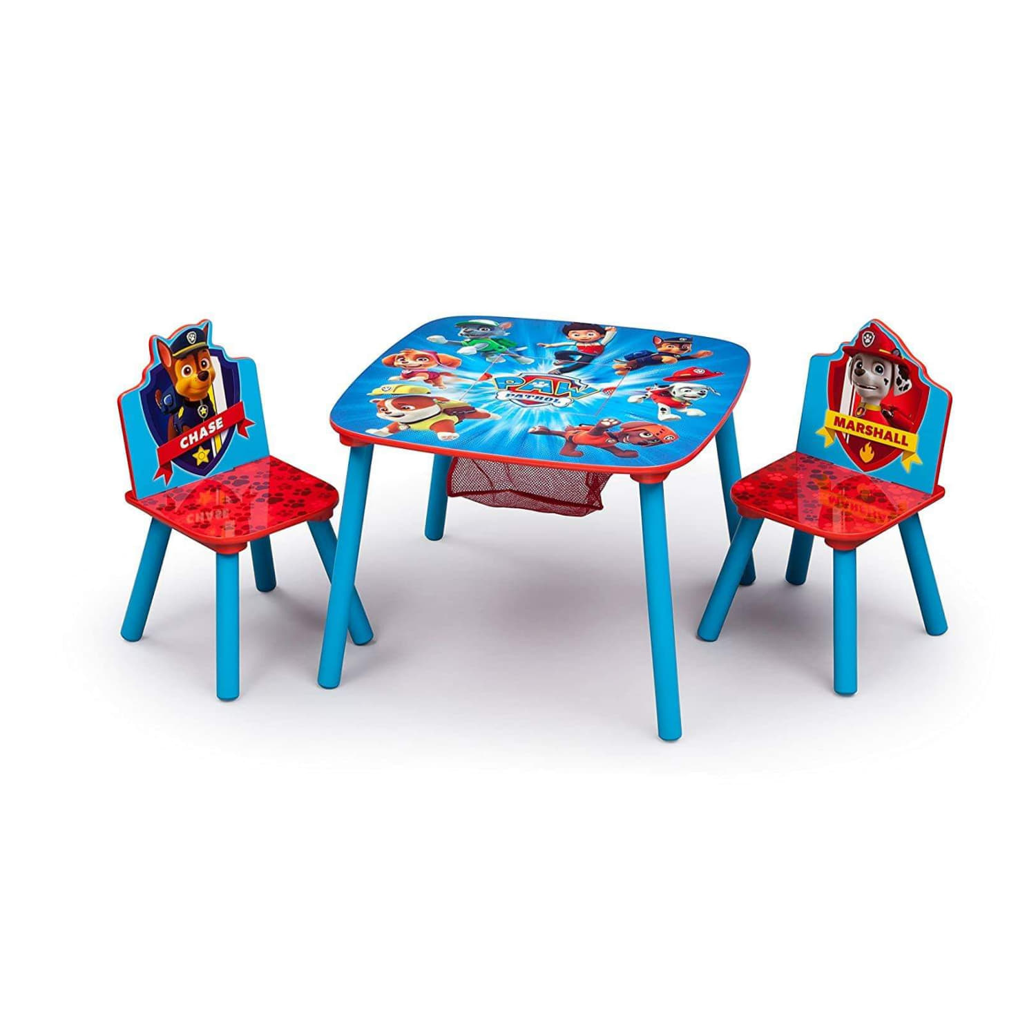 โต๊ะเขียนหนังสือ โต๊ะทำการบ้าน พาวแพทโทรว Delta Children Kids Table and Chair Set With Storage (2 Chairs Included) - Ideal for Arts & Crafts, Snack Time, Homeschooling, Homework & More, Nick Jr. PAW Patrol ราคา 3990