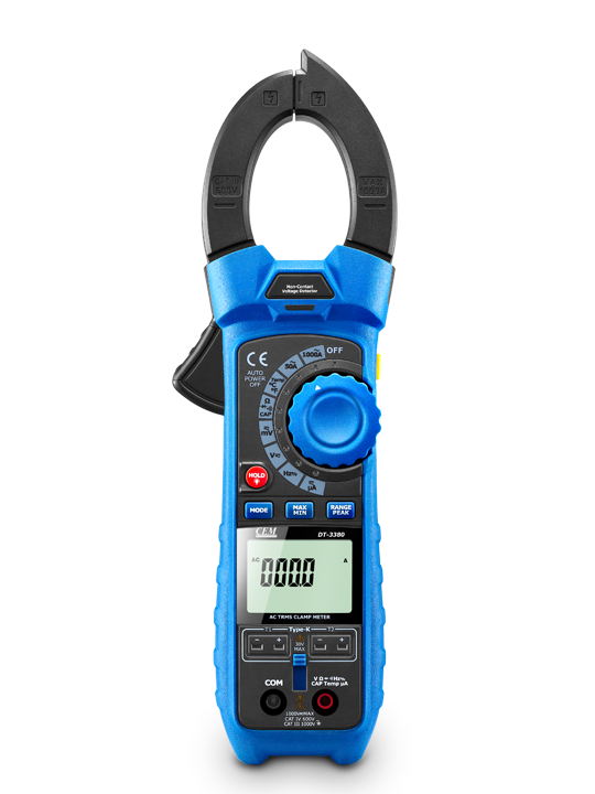 DT-3380/3381/3382/3383 แคลมป์มิเตอร์ AC / DC ระดับมืออาชีพ