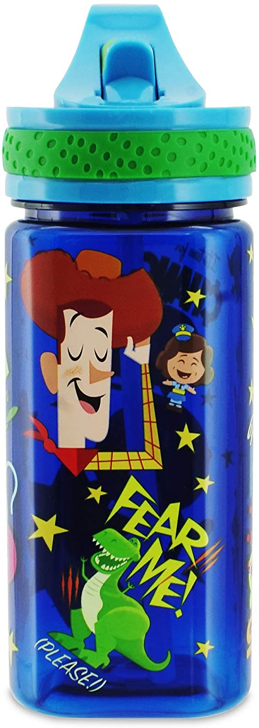 ขวดน้ำ Disney Pixar Toy Story พร้อมฝาเกลียวมีหูหิ้วเเละบานพับเปิดเพื่อให้ติดง่าย