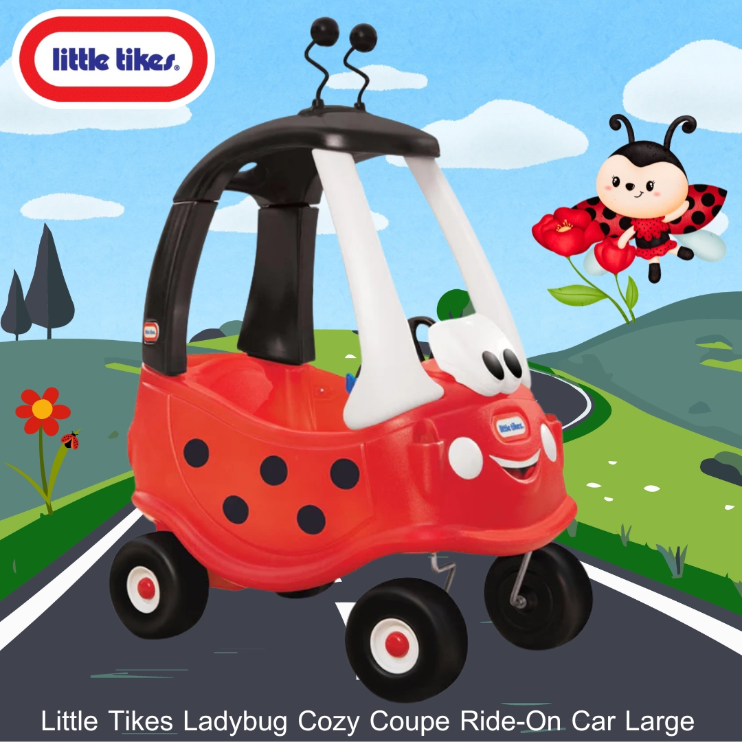 นำเข้า 🇺🇸🐞💨 Little Tikes Ladybug Cozy Coupe รถขาไถเต่าทองสุดคลาสสิกที่เด็กทุกคนใฝ่ฝัน