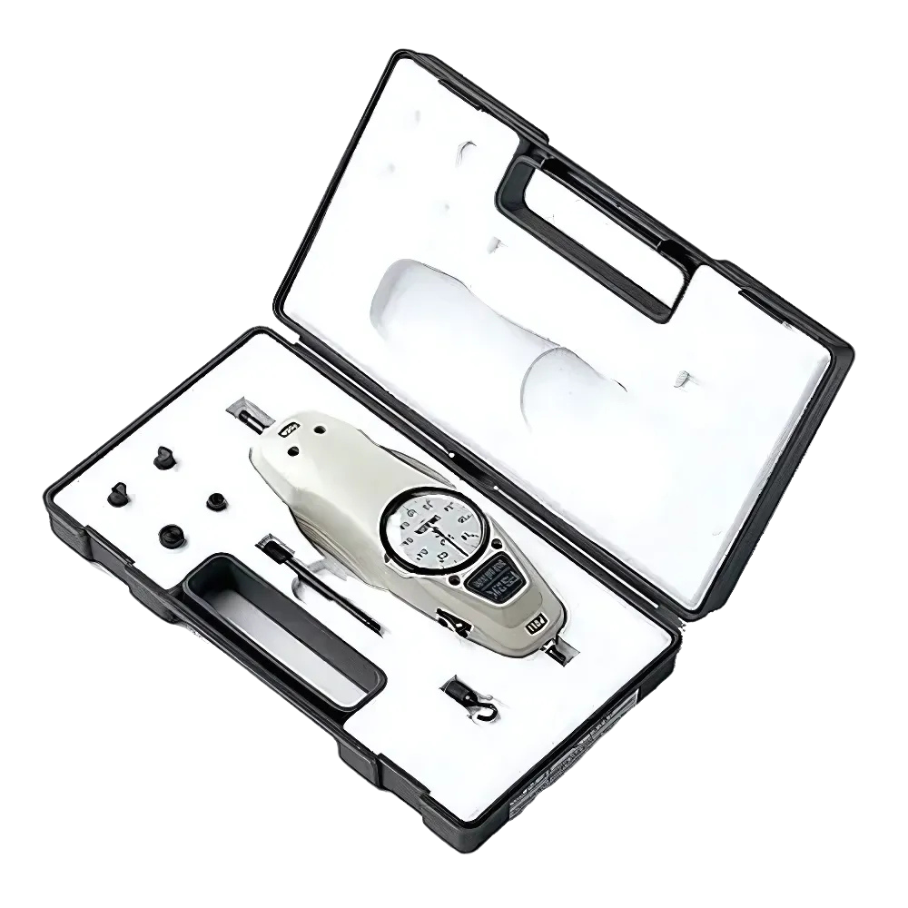 Imada รุ่น PS-20K เกจวัดแรงดึงแรงดันแบบหน้าปัดเข็มอ่านค่าละเอียดสูงหน่วยกิโลกรัม , High accuracy push/pull mechanical force gauge,kilogram-force(Kgf)unit ,capacity: 20 kgf ,resolution: 200 gf