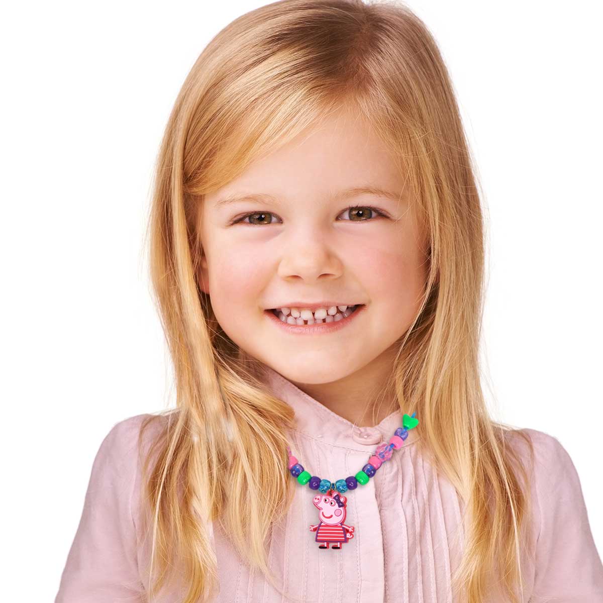 Nickelodeon Peppa Pig Plastic Necklace Activity Set ชุดร้อยสร้อยคอลูกปัด