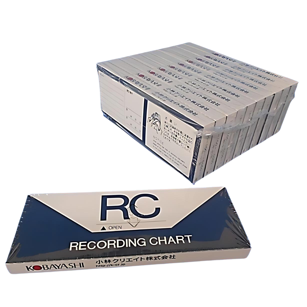 Kobayashi รหัส180-100-0200-1(E906ANG)กระดาษกราฟสำหรับบันทึก,Recording paper chart,scale:0～200 for Yokogawa recorders,paper size:200mm×19.8m(1carton/10pcs-box)